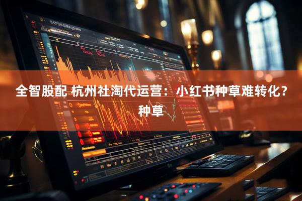 全智股配 杭州社淘代运营:小红书种草难转化?种草