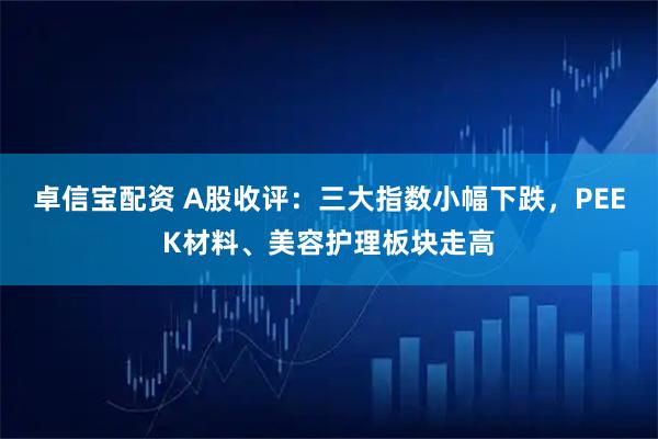 卓信宝配资 A股收评：三大指数小幅下跌，PEEK材料、美容护理板块走高