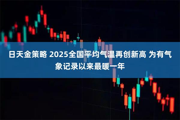 日天金策略 2025全国平均气温再创新高 为有气象记录以来最暖一年